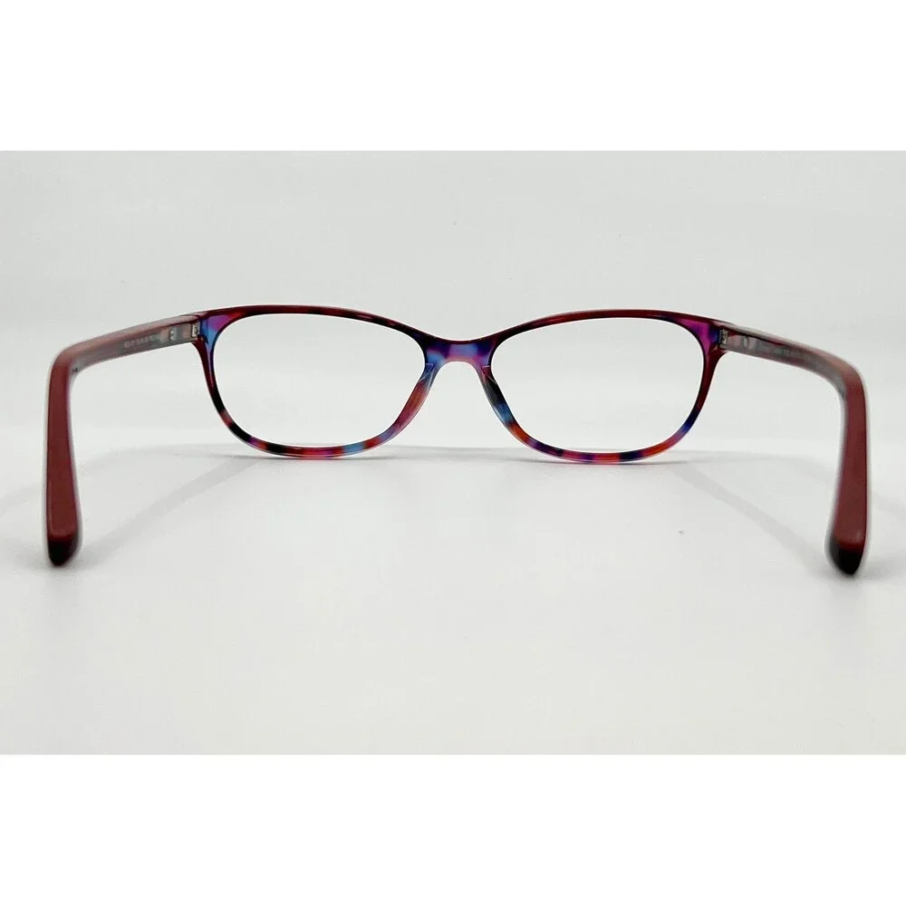 Runway Couture Eyeglasses Women Red Multi RCE-281 Full Rim Cat Eye 53-15-135